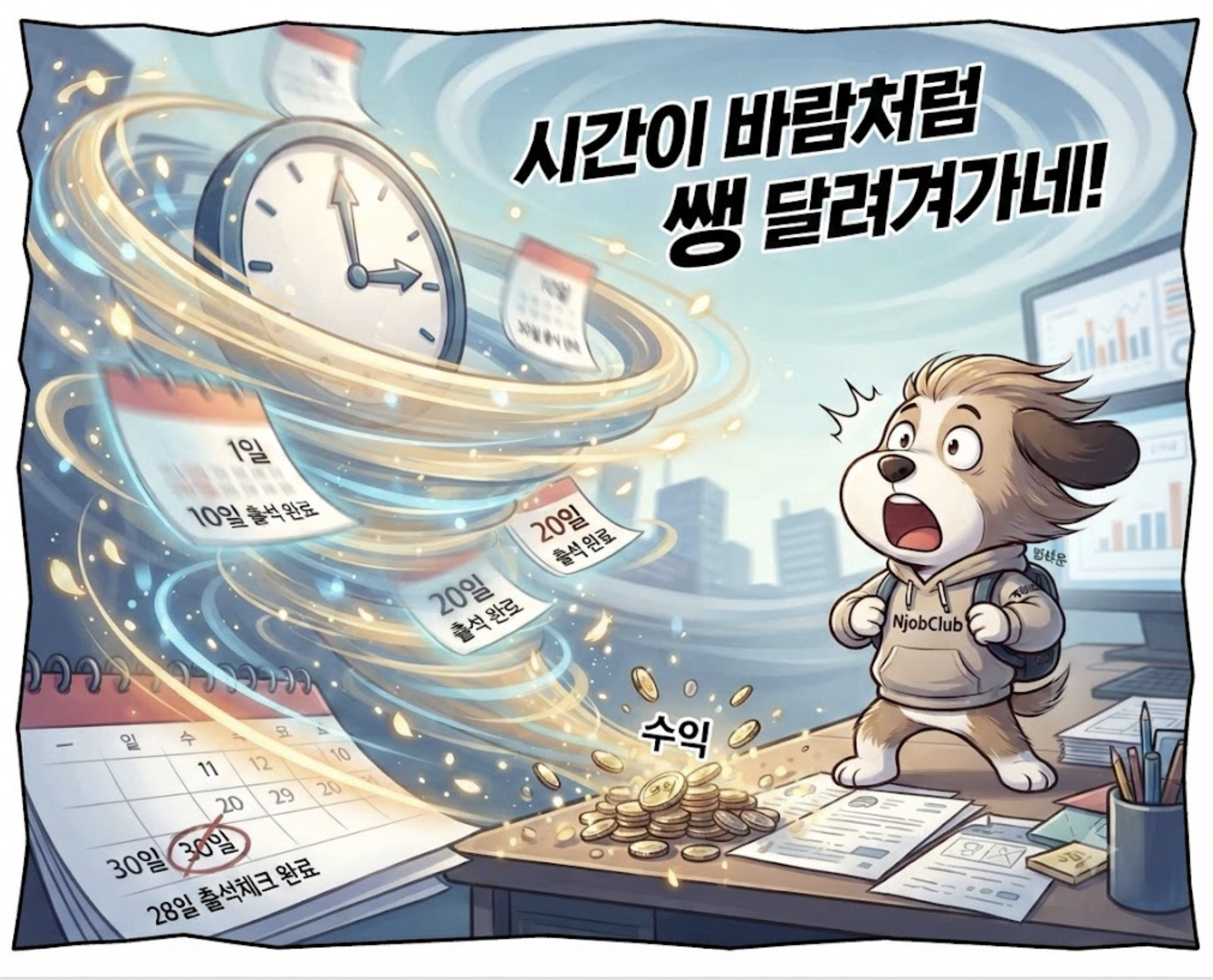 시간이 참 빨라요