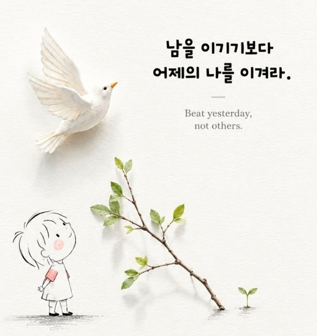 어제의 나를 이기자