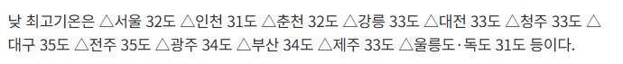 핫이슈 더위