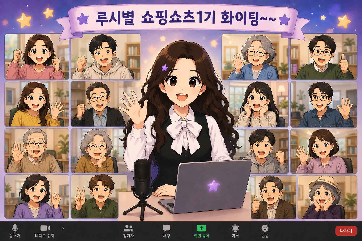 쉬는시간~ ^^ 쇼핑쇼츠1기 화이팅~~~